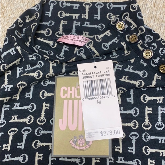 Juicy couture silk key pattern dress - Picture 2 of 11